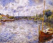 Pierre-Auguste Renoir The Seine at Chatou oil